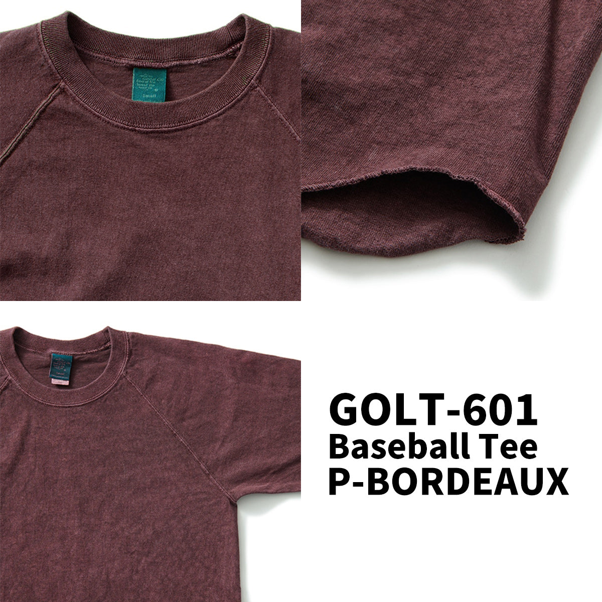Good On グッドオン ベースボールTシャツ ラグランスリーブ ロンT 七分袖 GOLT-601 メンズ レディース