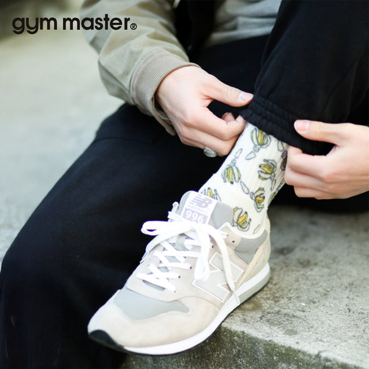 gym master ジムマスター 靴下 ハッピーペイント クルーソックス 覆面レスラー プロレスラー G857329 メンズ レディース