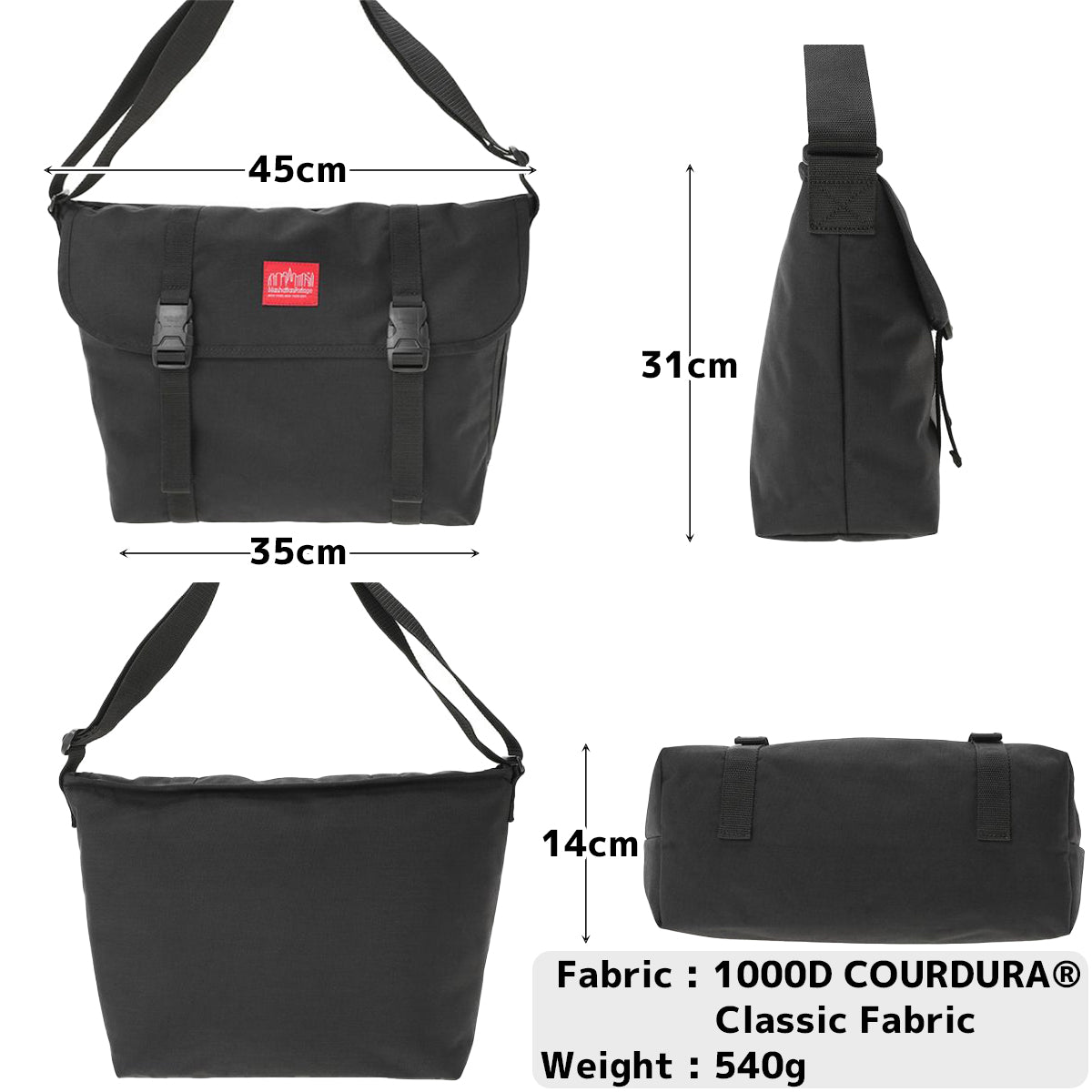 Manhattan Portage マンハッタンポーテージ メッセンジャーバッグ Nimble Messenger Bag MP1608