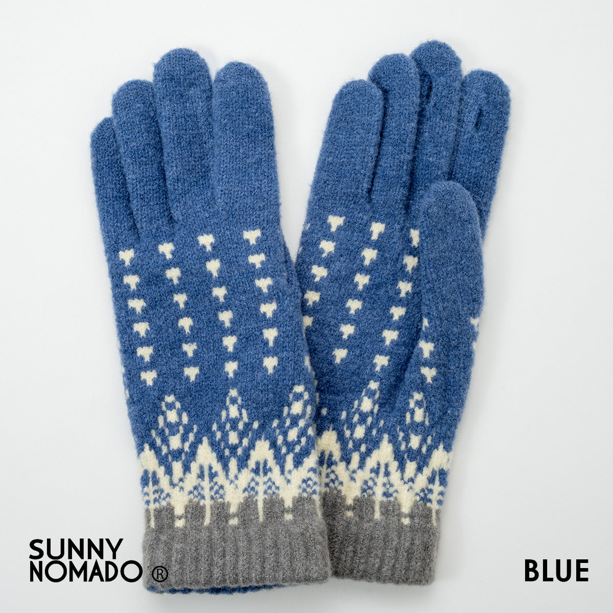SUNNY NOMADO サニーノマド 手袋 スマホ対応 香川で編んだ ノルディック手袋