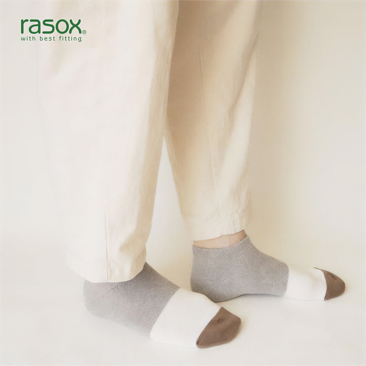 rasox ラソックス スニーカーソックス 靴下 コットンリネンスニーカー