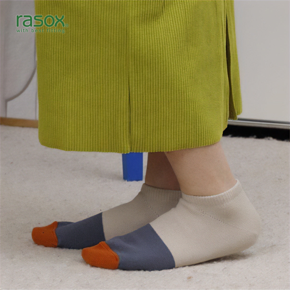 rasox ラソックス スニーカーソックス 靴下 コットンリネンスニーカー