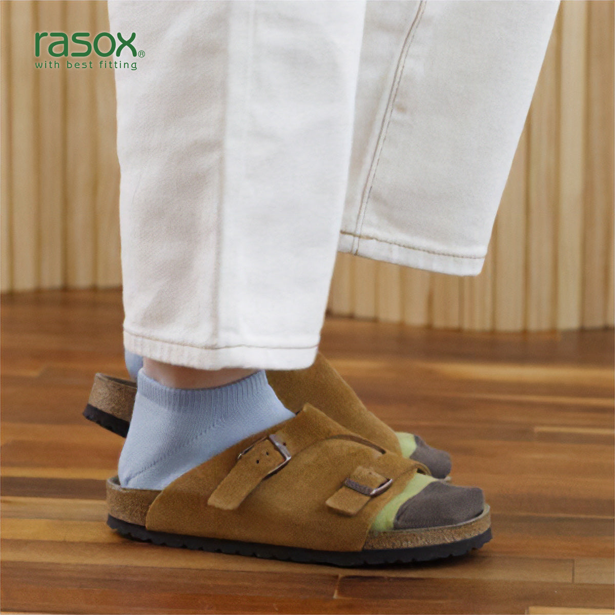 rasox ラソックス スニーカーソックス 靴下 コットンリネンスニーカー