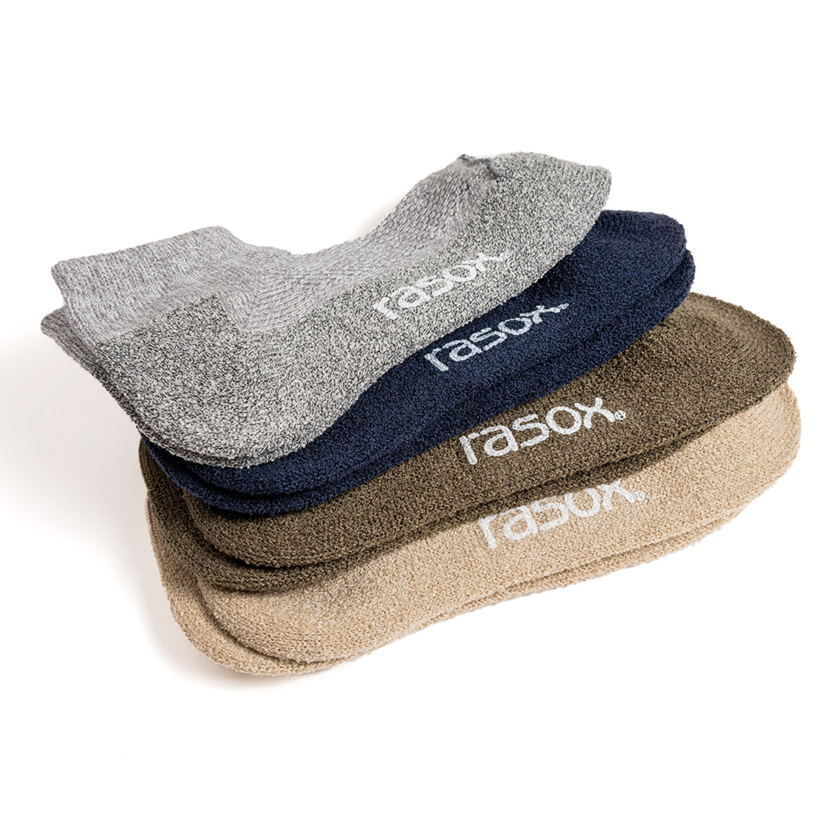 rasox ラソックス スニーカーソックス 靴下 ソリッドメッシュスニーカー