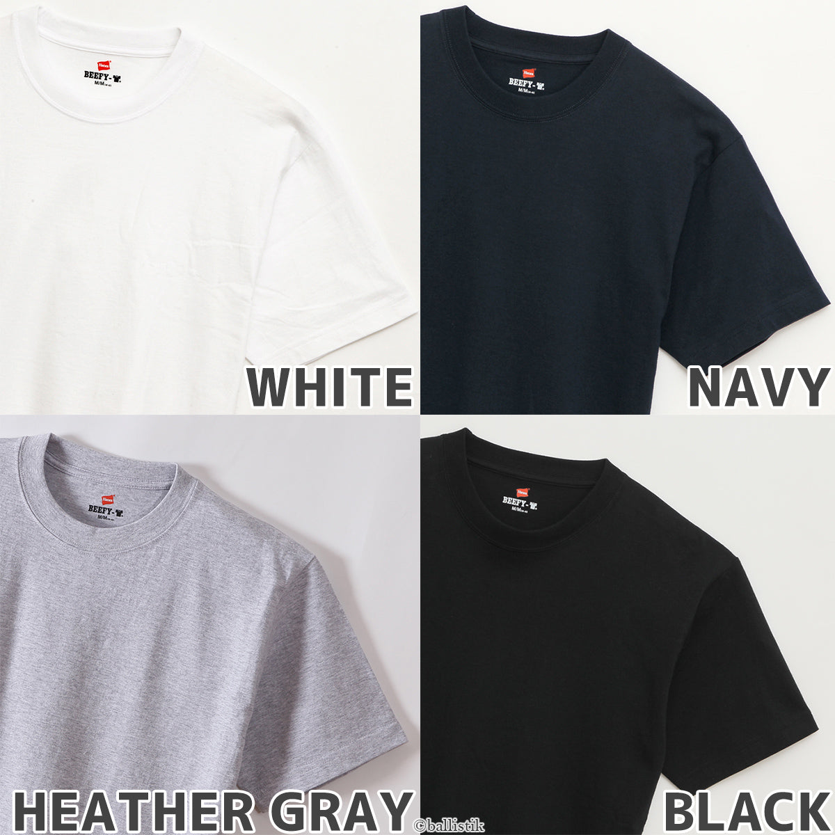 Hanes ヘインズ BEEFY-T H5180-2 パックTシャツ 2枚パック