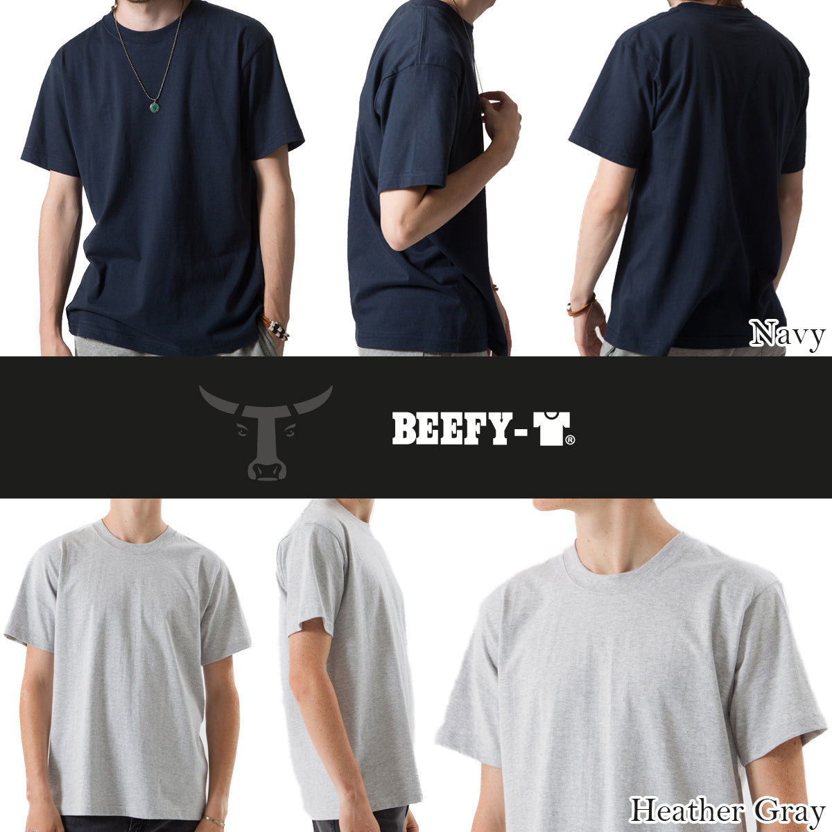 Hanes ヘインズ BEEFY-T H5180-2  パックTシャツ 2枚パック