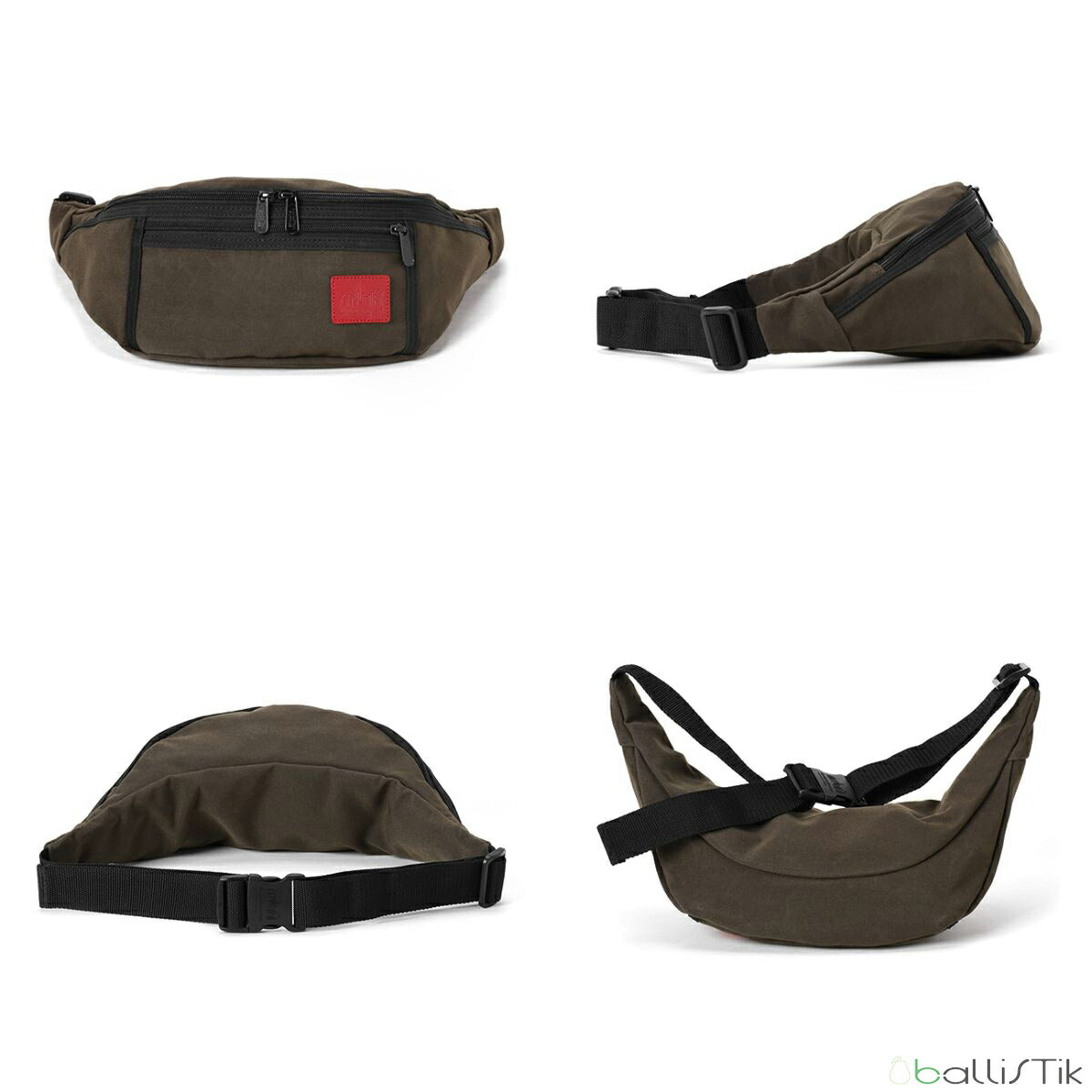 マンハッタンポーテージ Waxed Nylon Alleycat Waist Bag ワックスドナイロンアリーキャットウエストバッグ MP1101WXN ディテール