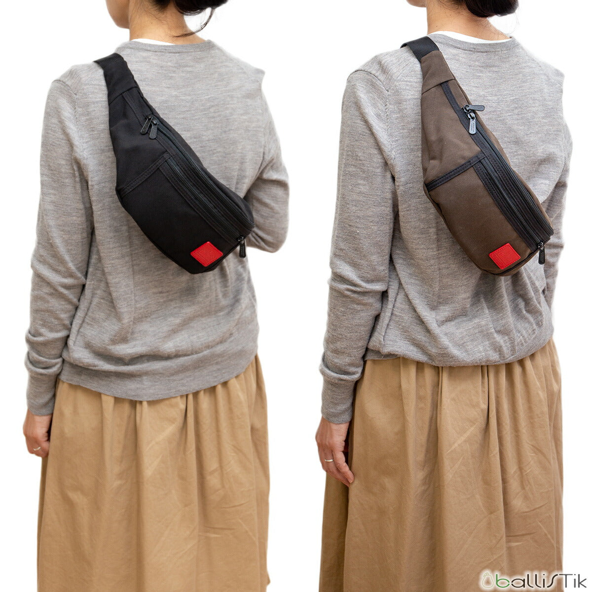 マンハッタンポーテージ Waxed Nylon Alleycat Waist Bag ワックスドナイロンアリーキャットウエストバッグ MP1101WXN ディテール3