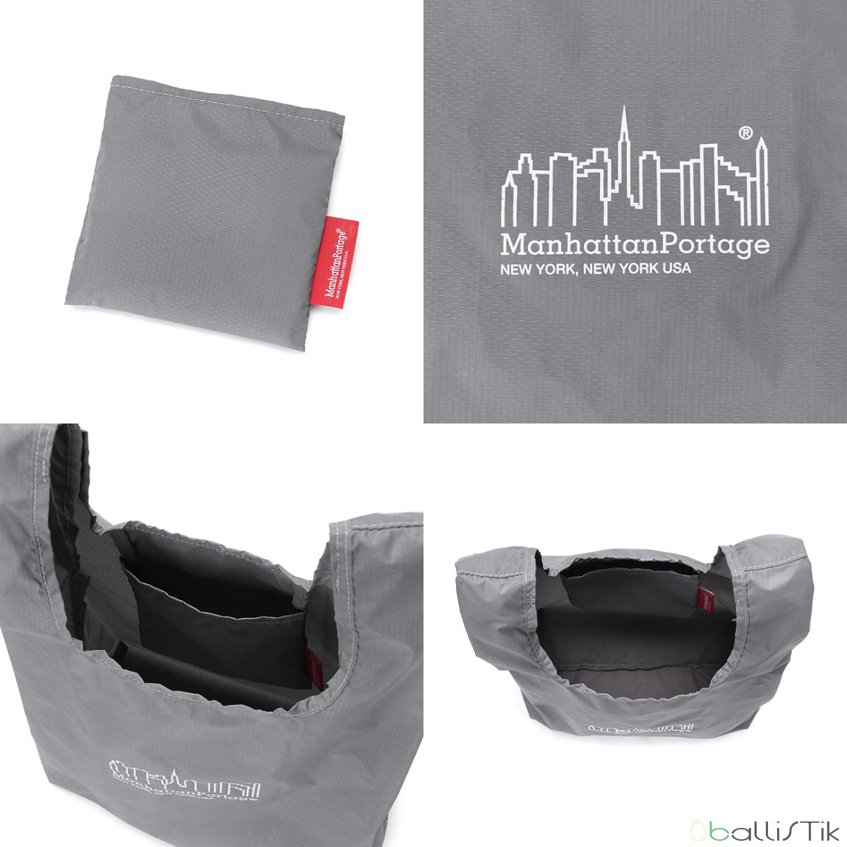 マンハッタンポーテージ パッカブル エコバッグ Packable Eco Bag MP1367PKB ディテール