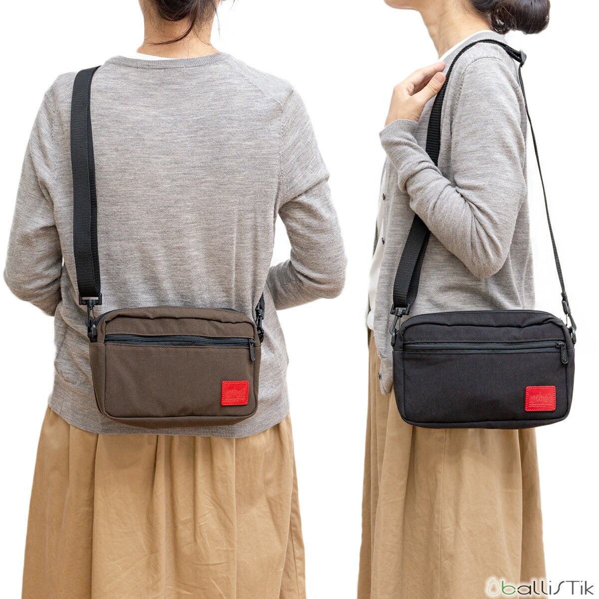マンハッタンポーテージ ショルダーバッグ Waxed Nylon Jogger Bag ワックスドナイロンジョガーバッグ MP1404LWXN ディテール