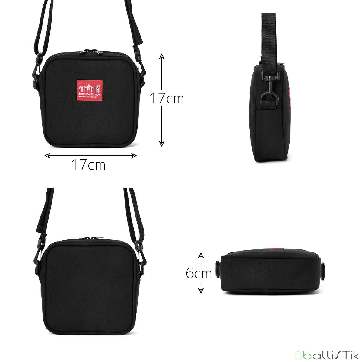 マンハッタンポーテージ ミニショルダー Duarte Square Shoulder Bag MP1529 サイズ