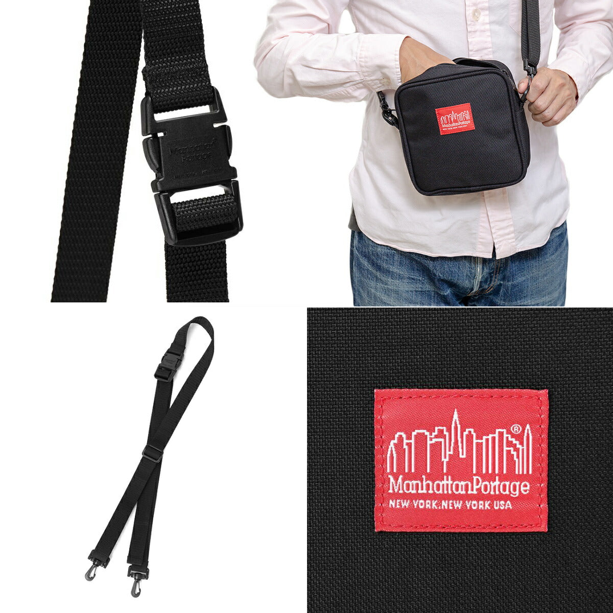 マンハッタンポーテージ ミニショルダー Duarte Square Shoulder Bag MP1529 ディテール2