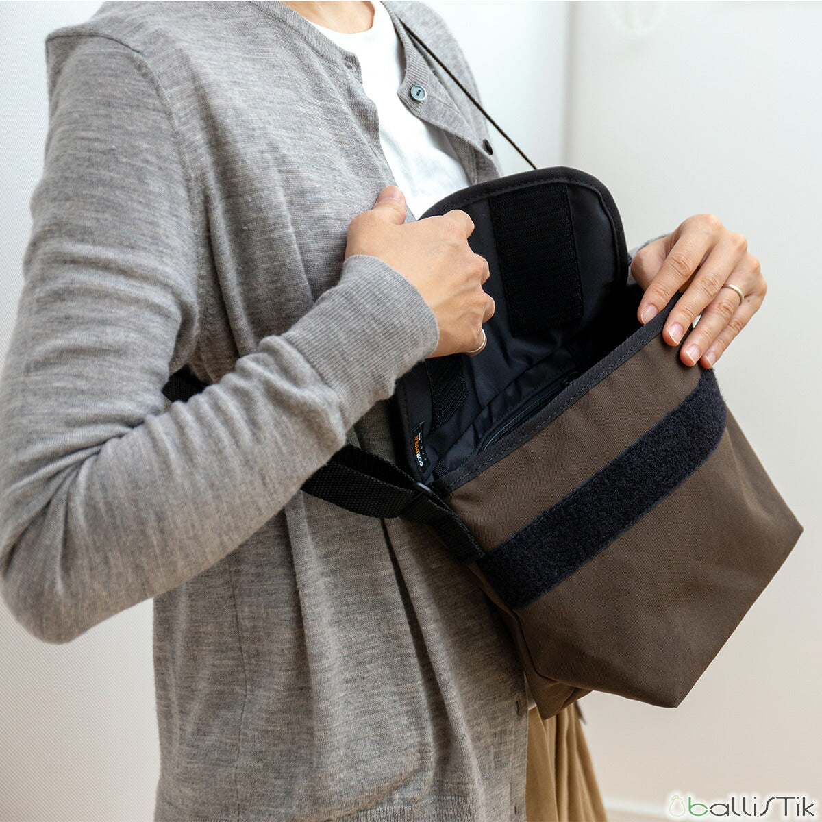 マンハッタンポーテージ ショルダーバッグ Waxed Nylon Casual Messenger Bag MP1603WXN ディテール4