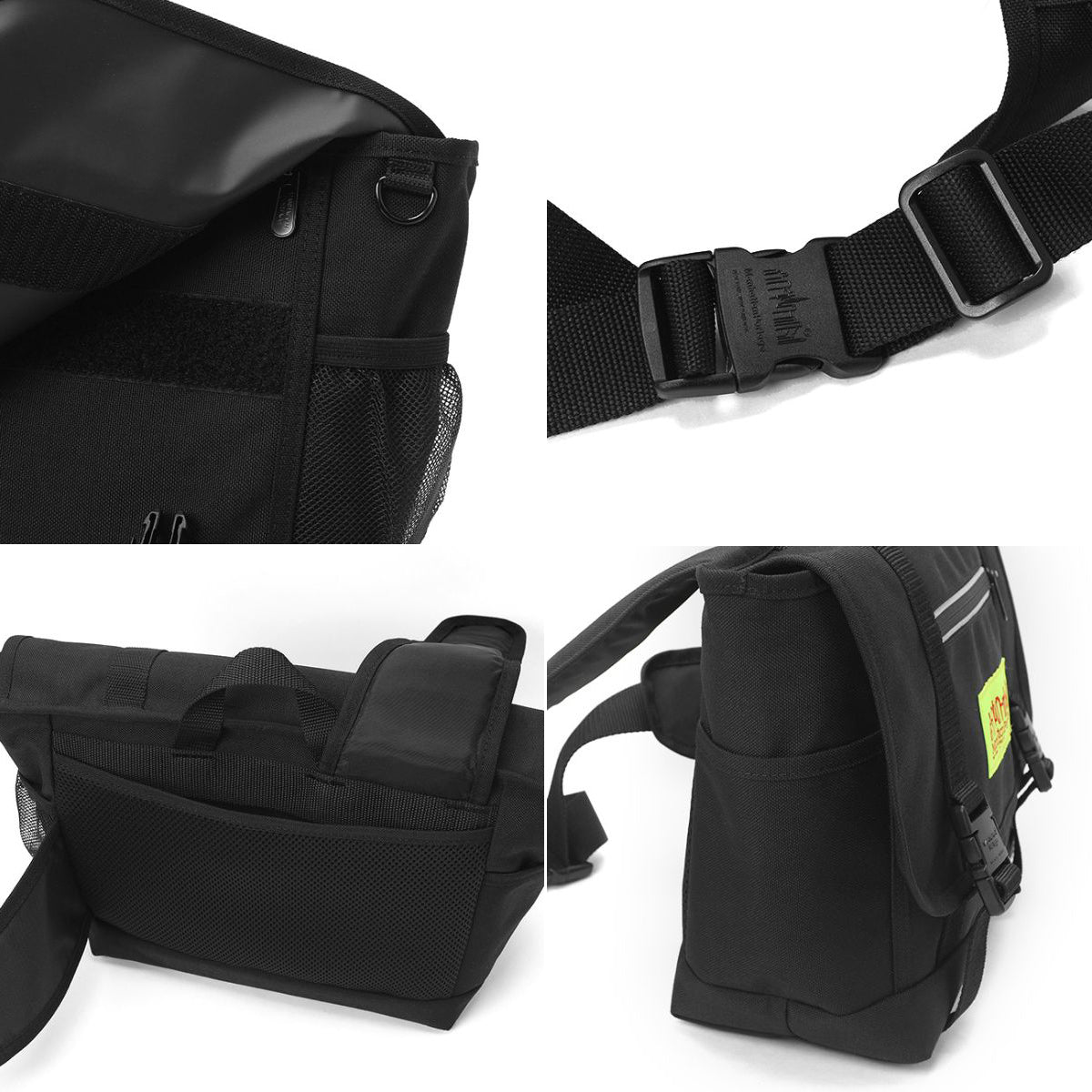 マンハッタンポーテージ 防水仕様メッセンジャーバッグ Tillary Messenger Bag Waterproof Nylon Linning MP1621LNW ディテール2