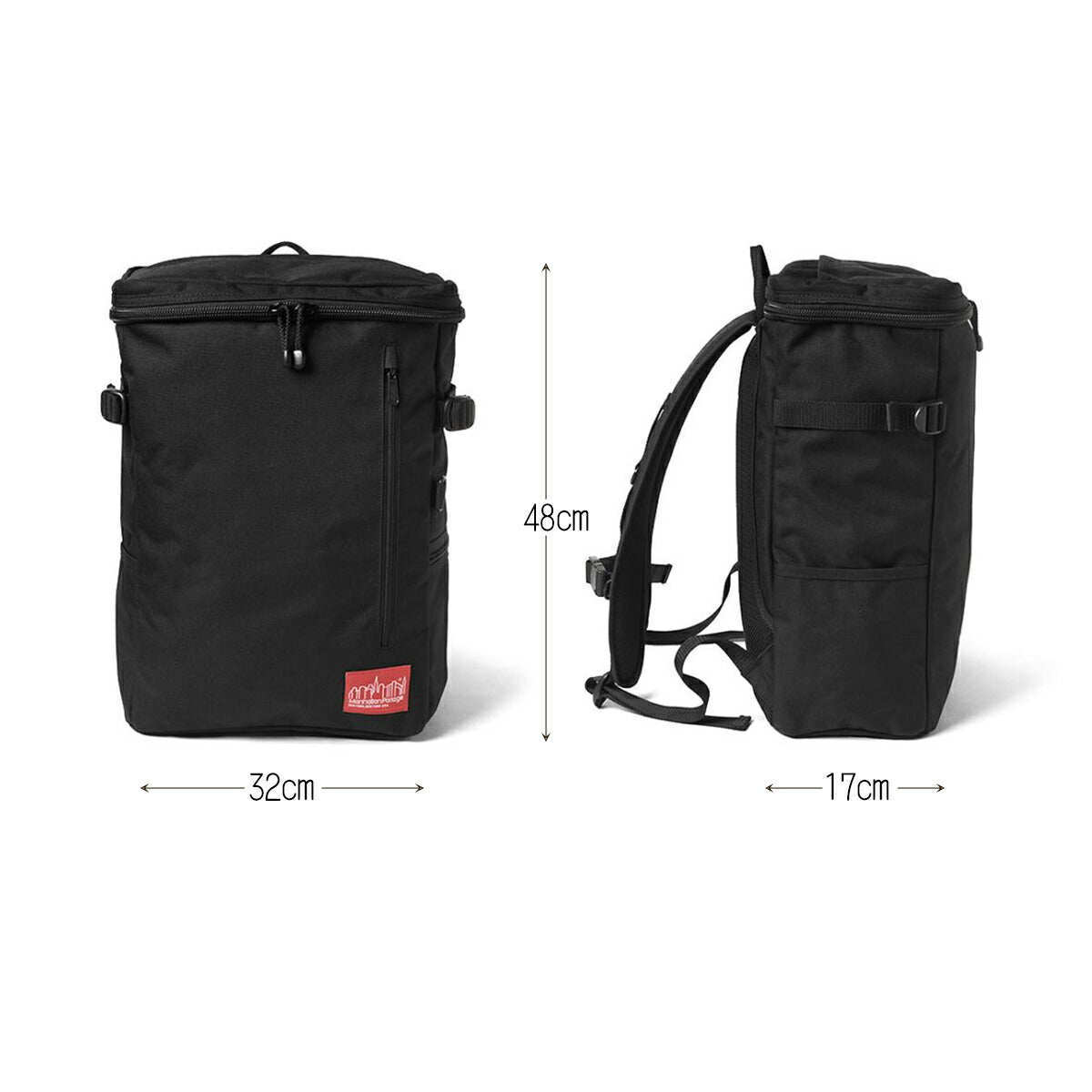 マンハッタンポーテージ バックパック Navy Yard Backpack MP 2231 サイズ