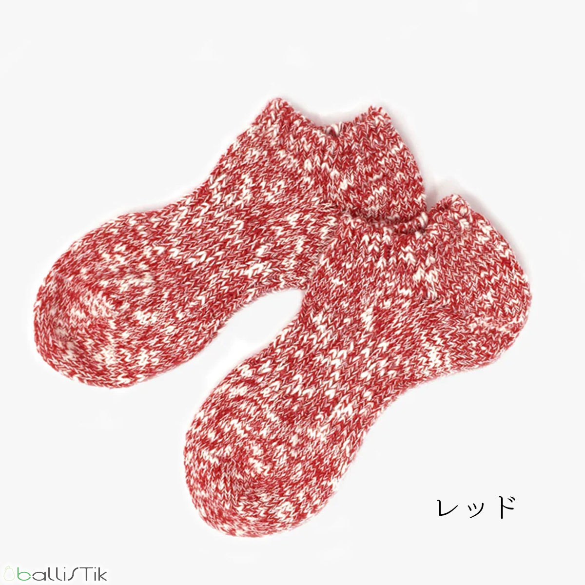 SUNNY NOMADO/サニーノマド/スニーカーソックス/SUMMER HEMP SOCKS/レッド