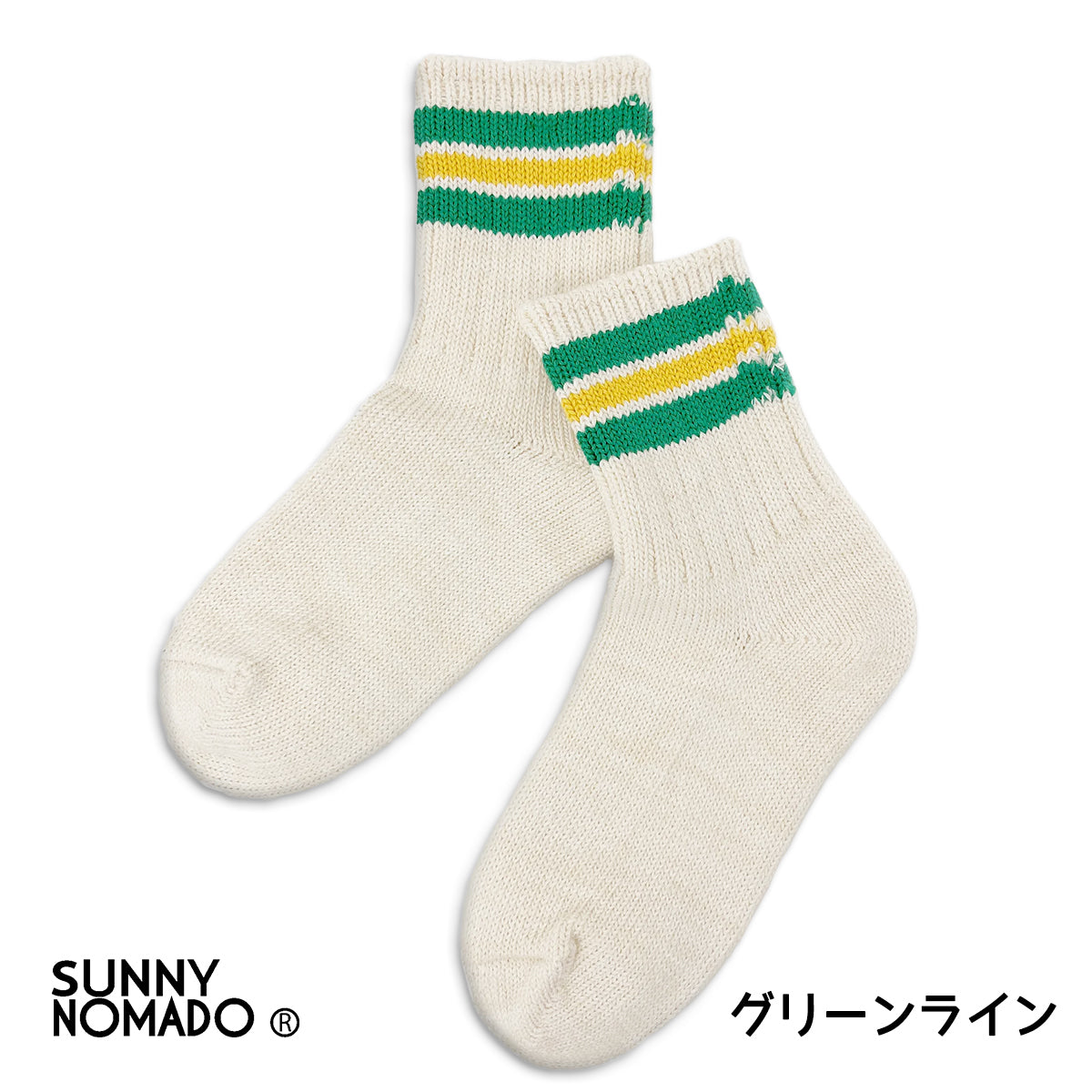 SUNNY NOMADO サニーノマド 短い靴下 スニーカーソックス OLD SCHOOL HEMP SOCKS TMSO-004