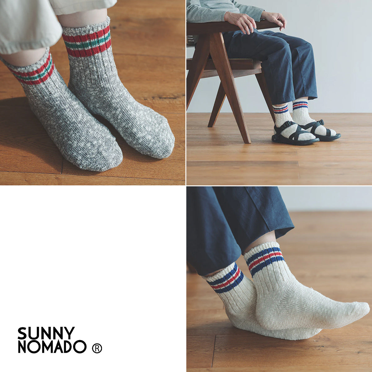 SUNNY NOMADO サニーノマド 短い靴下 スニーカーソックス OLD SCHOOL HEMP SOCKS TMSO-004