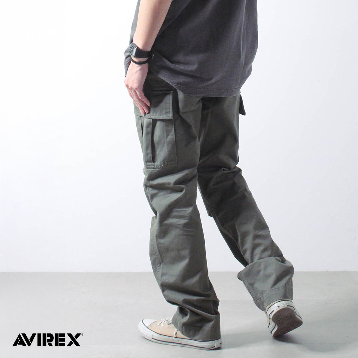 AVIREX アヴィレックス アビレックス カーゴパンツ ベーシック ファティーグパンツ BASIC FATIGUE PANTS 6126129 メンズ