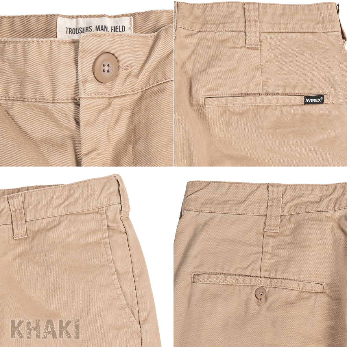 AVIREX アヴィレックス アビレックス チノパンツ ベーシック オフィサーパンツ BASIC OFFICER PANTS 6126132 メンズ