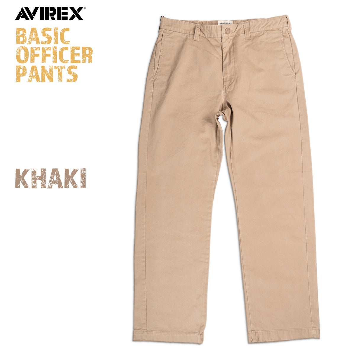 AVIREX アヴィレックス アビレックス チノパンツ ベーシック オフィサーパンツ BASIC OFFICER PANTS 6126132 メンズ