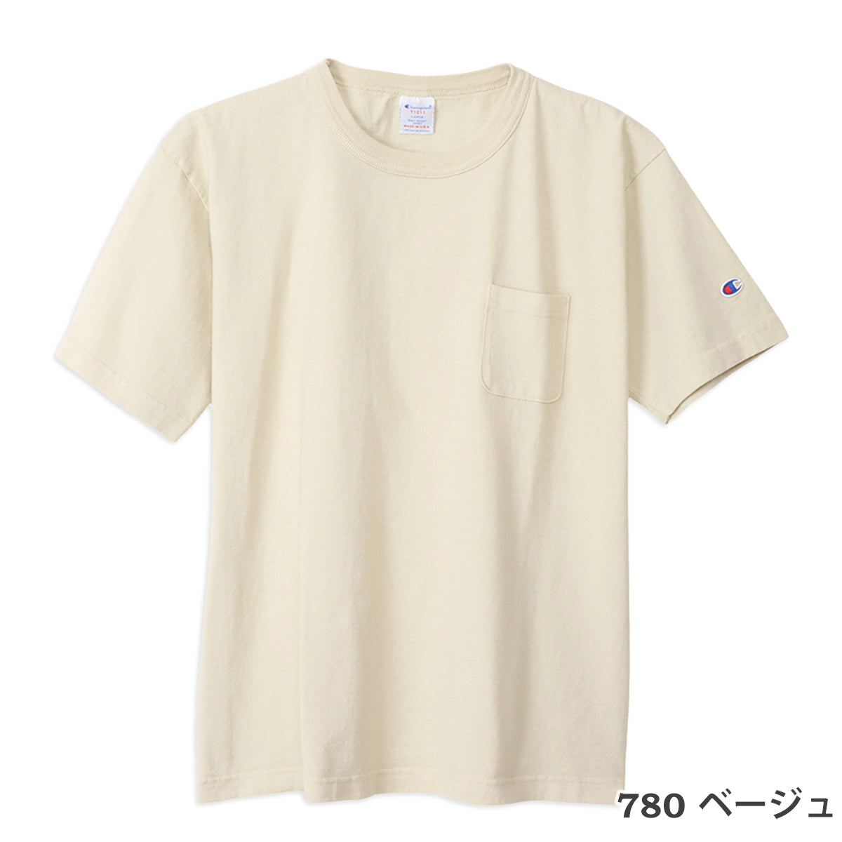 Champion チャンピオンT1011 ヘビーウェイト ポケット Tシャツ