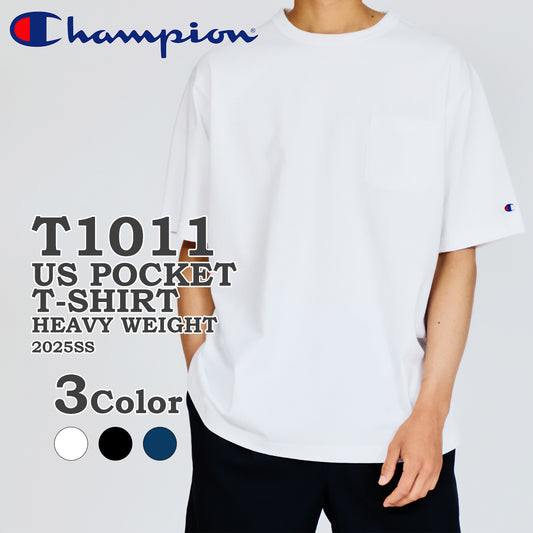 Champion チャンピオン ヘビーウェイト ポケット Tシャツ T1011 C5-B302
