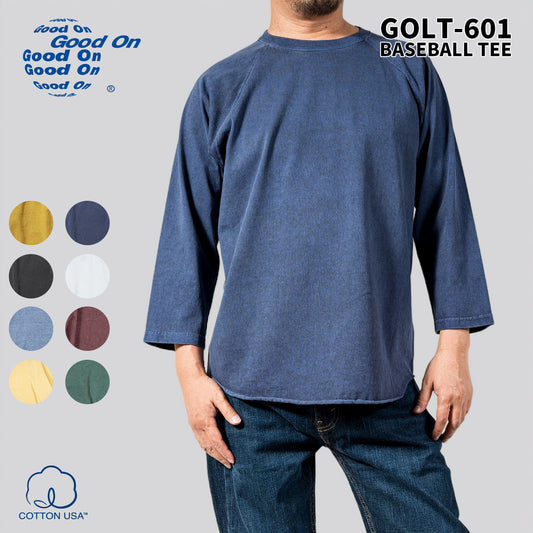 Good On グッドオン ベースボールTシャツ ラグランスリーブ ロンT 七分袖 GOLT-601 メンズ レディース