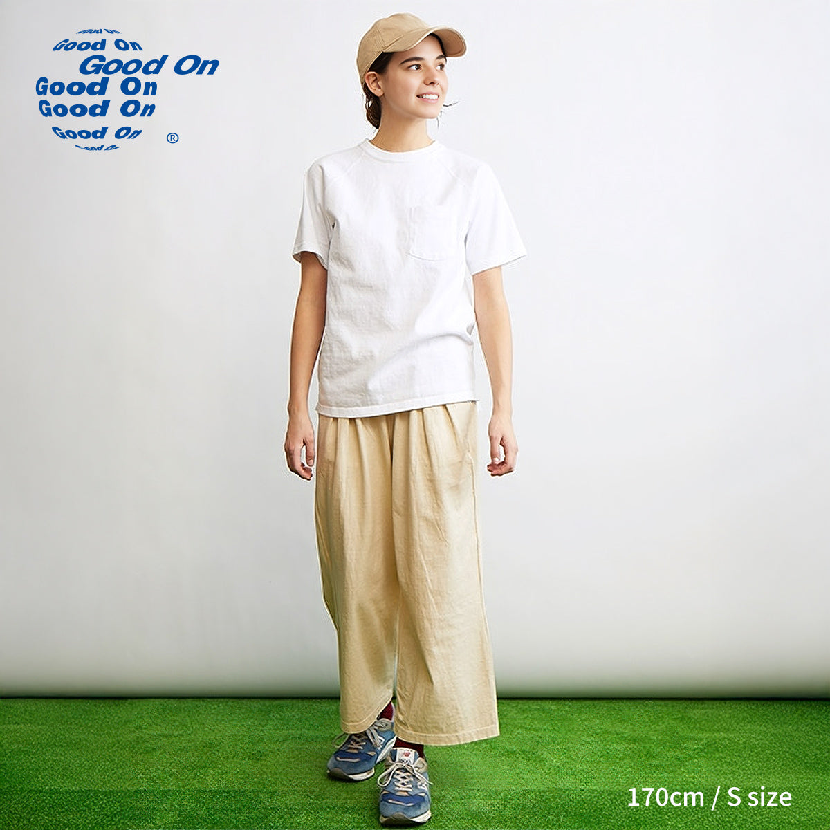 Good On グッドオン ポケットTシャツ 半袖 ラグラン S/S RAGLAN HEAVY POCKET TEE GOST-1101 メンズ レディース