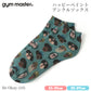 gym master ジムマスター 靴下 スニーカーソックス ハッピーペイント アンクルソックス 覆面レスラー プロレスラー G957394 メンズ レディース
