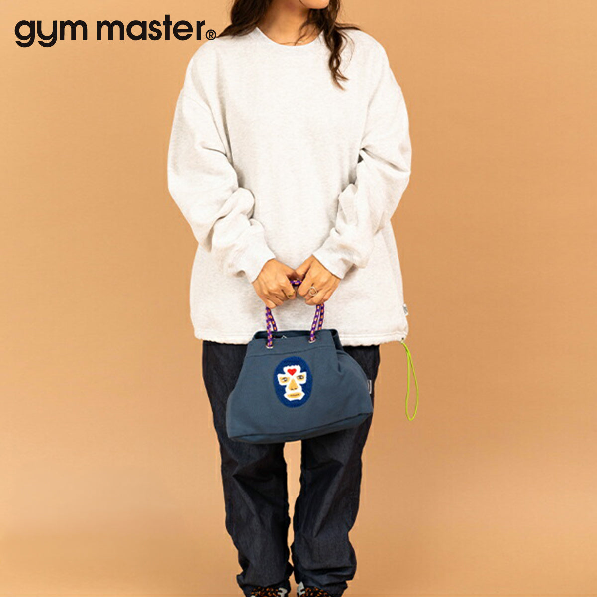 gym master ジムマスター トートバッグ 覆面レスラー プロレスラー サガラ ランチ トート マチ 広め 小さめ G221731