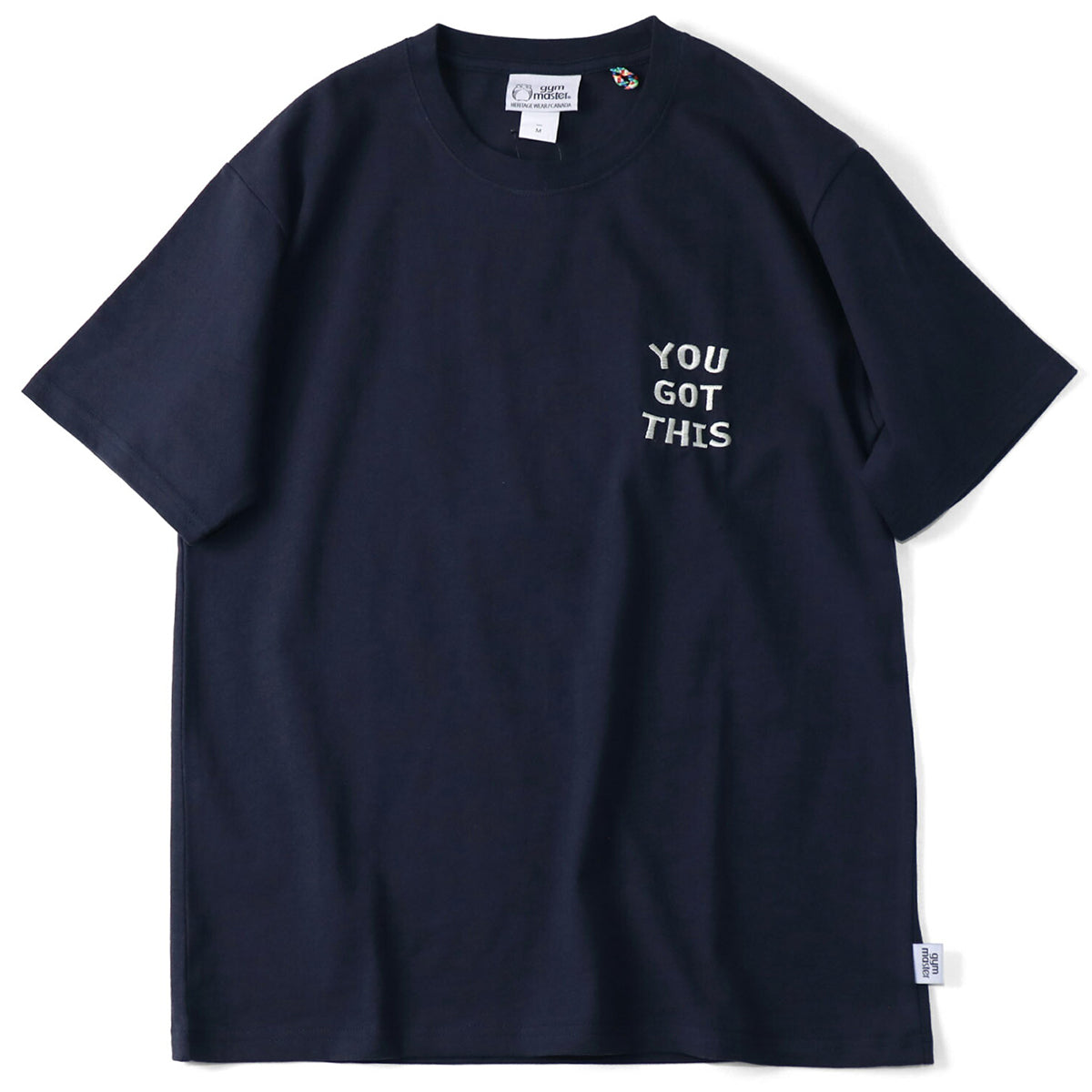 gym master ジムマスター Tシャツ 半袖 メンズ レディース 覆面レスラー 7.4oz YOU GOT THIS 刺繍TEE G721707