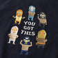 gym master ジムマスター Tシャツ 半袖 メンズ レディース 覆面レスラー 7.4oz YOU GOT THIS 刺繍TEE G721707