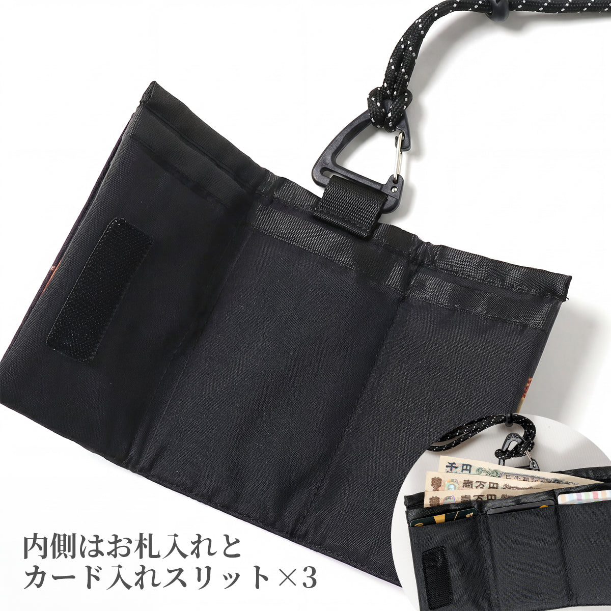 gym master ジムマスター ミニ財布 コンパクト財布 覆面レスラー プロレスラー UL-GRID ハッピーペイント ネックウォレット 首掛け財布 G733738