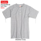 Healthknit ヘルスニット ヘンリーネック 半袖Tシャツ Henley Neck S/S Tee #906S