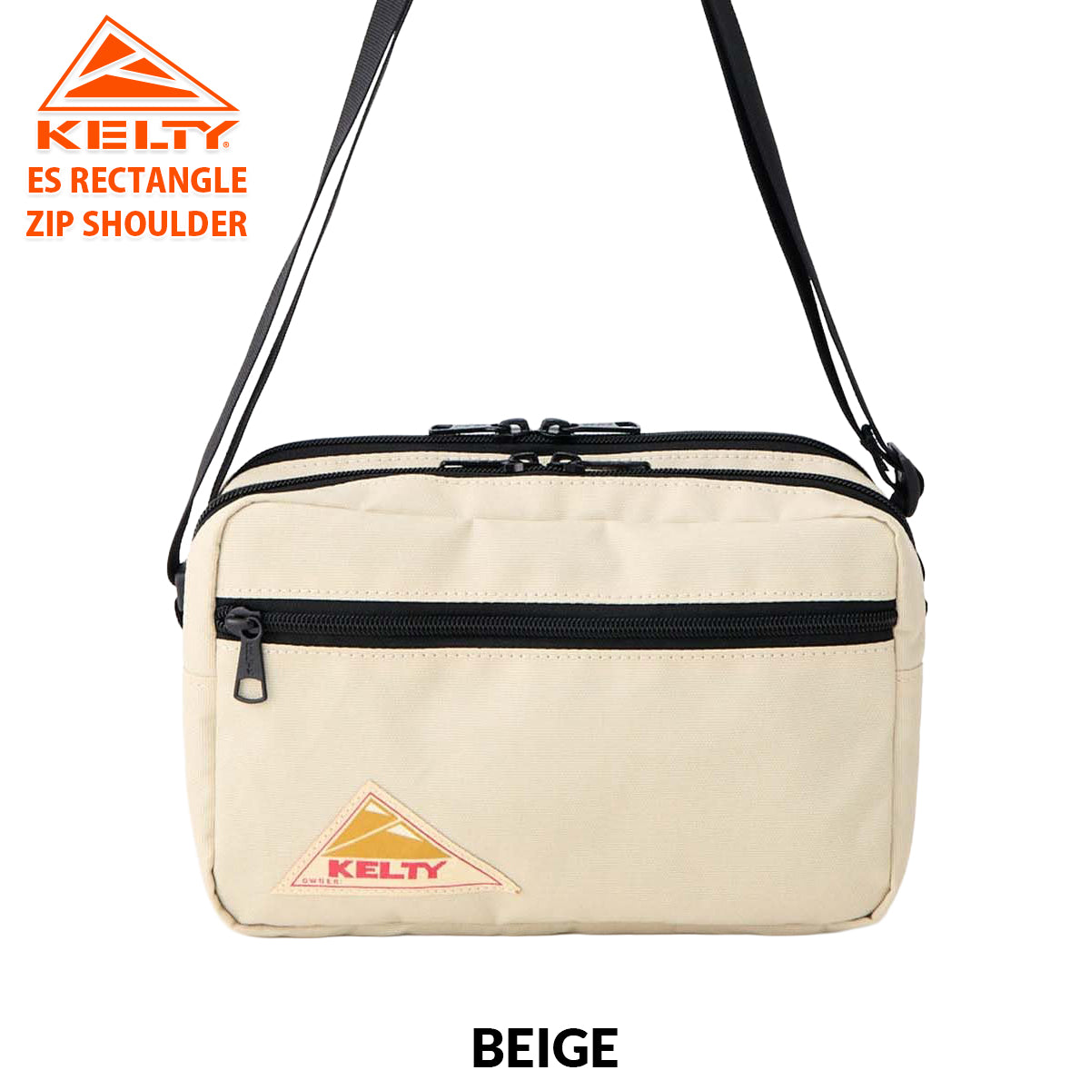ケルティ ショルダーバッグ KELTY サコッシュ ES RECTANGLE ZIP SHOULDER S