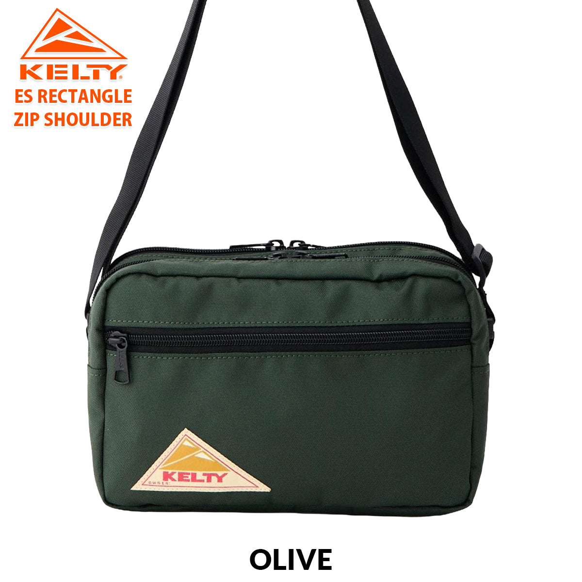 ケルティ ショルダーバッグ KELTY サコッシュ ES RECTANGLE ZIP SHOULDER S