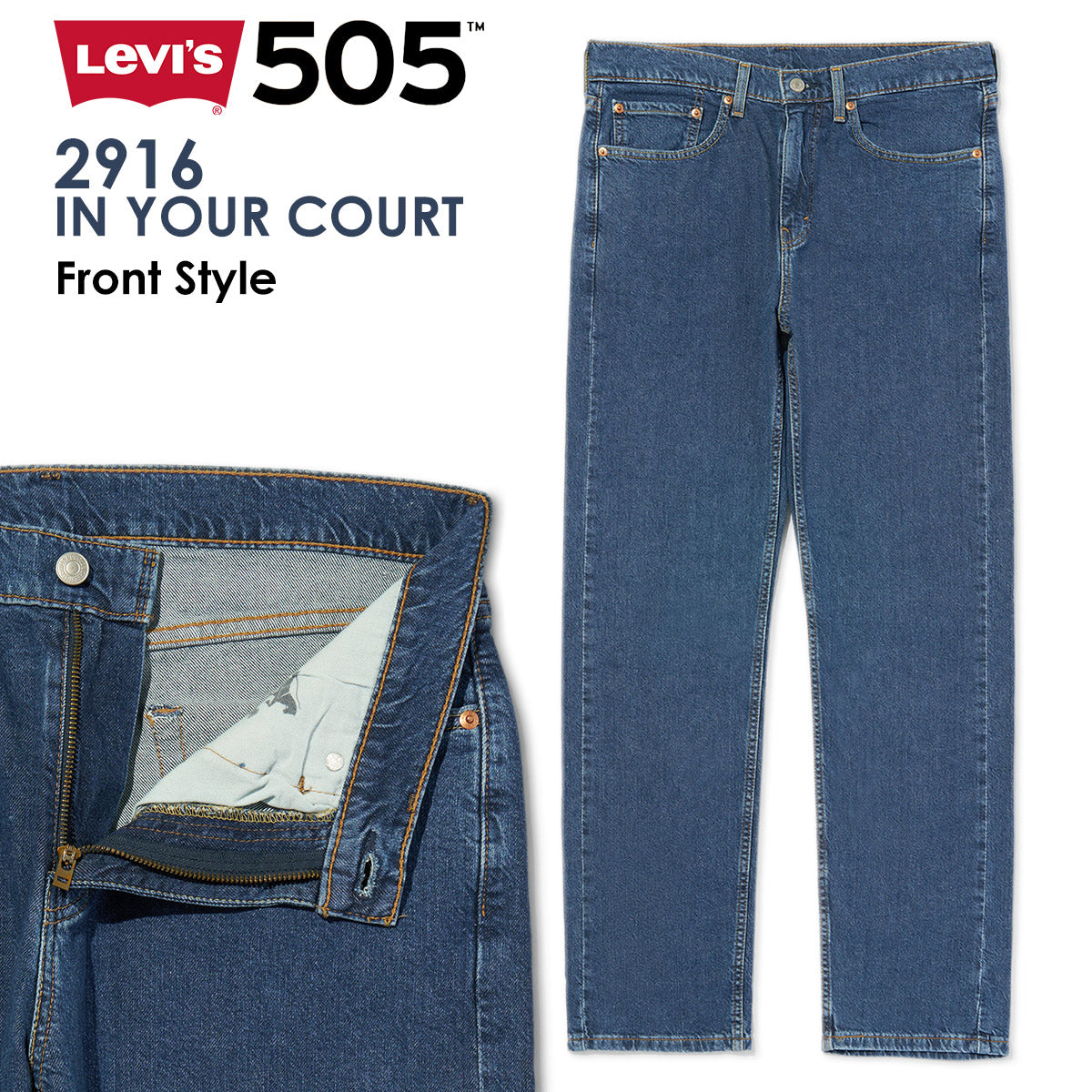 リーバイス 505 Levi's ストレッチ レギュラー ストレート デニム ジーンズ