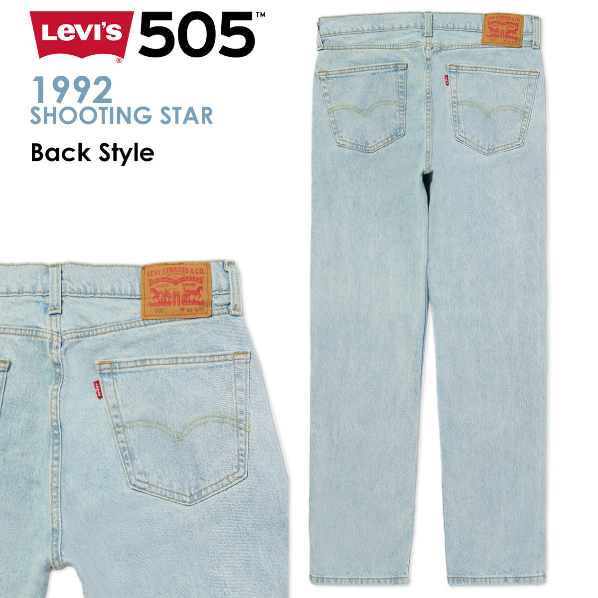 リーバイス 505 Levi's ストレッチ レギュラー ストレート デニム ジーンズ