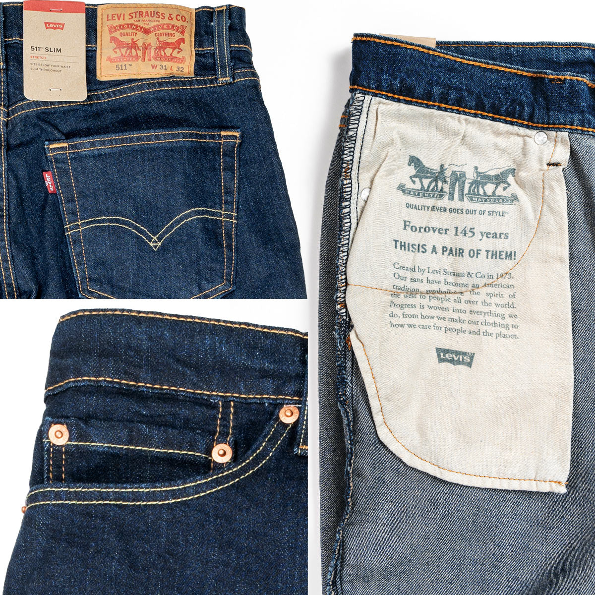 リーバイス 511 Levi's スリム フィット デニム ジーンズ