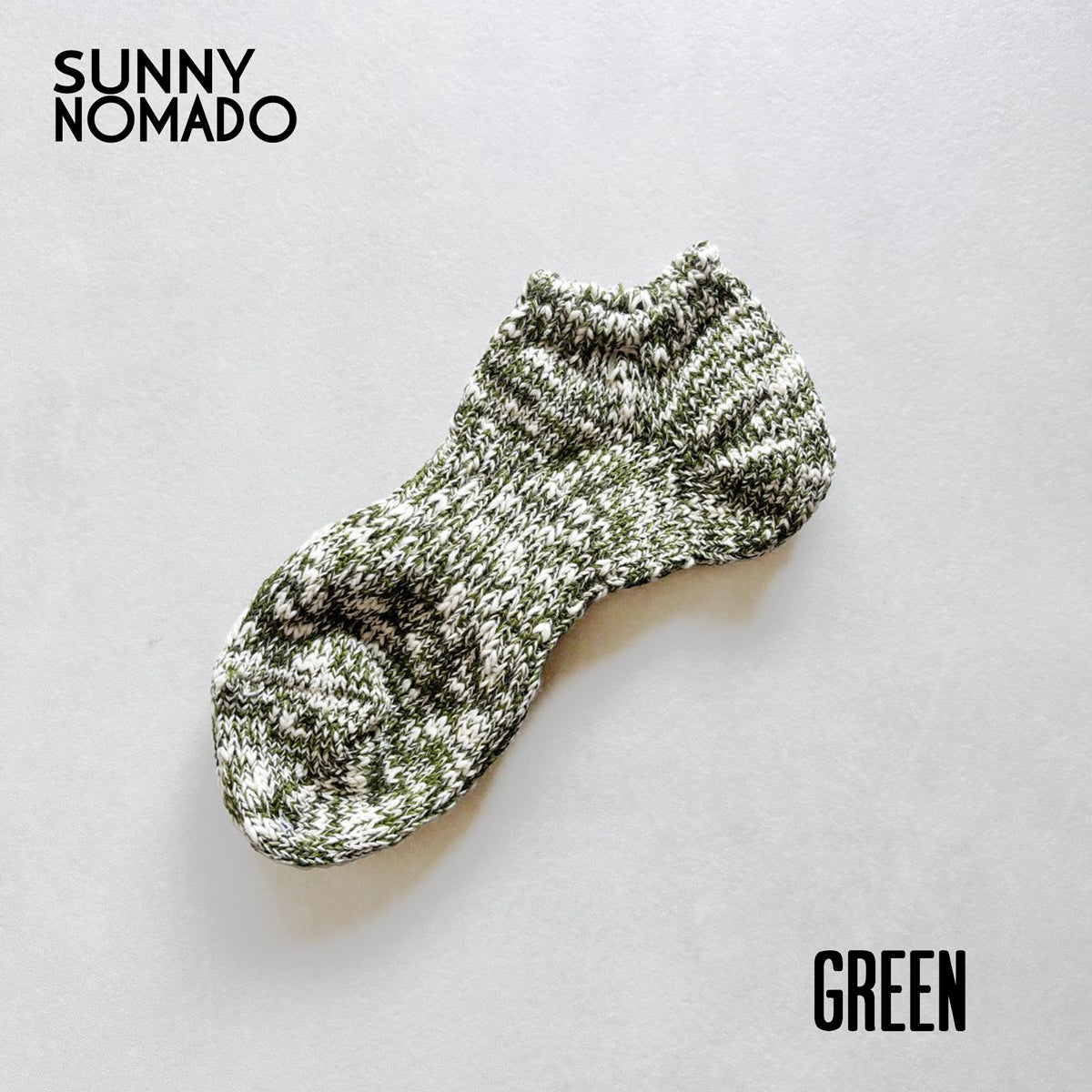 SUNNY NOMADO サニーノマド 靴下 スニーカーソックス 天然素材で短い丈の麻の靴下 TM62S-231 短い靴下 SUMMER HEMP SOCKS メンズ レディース