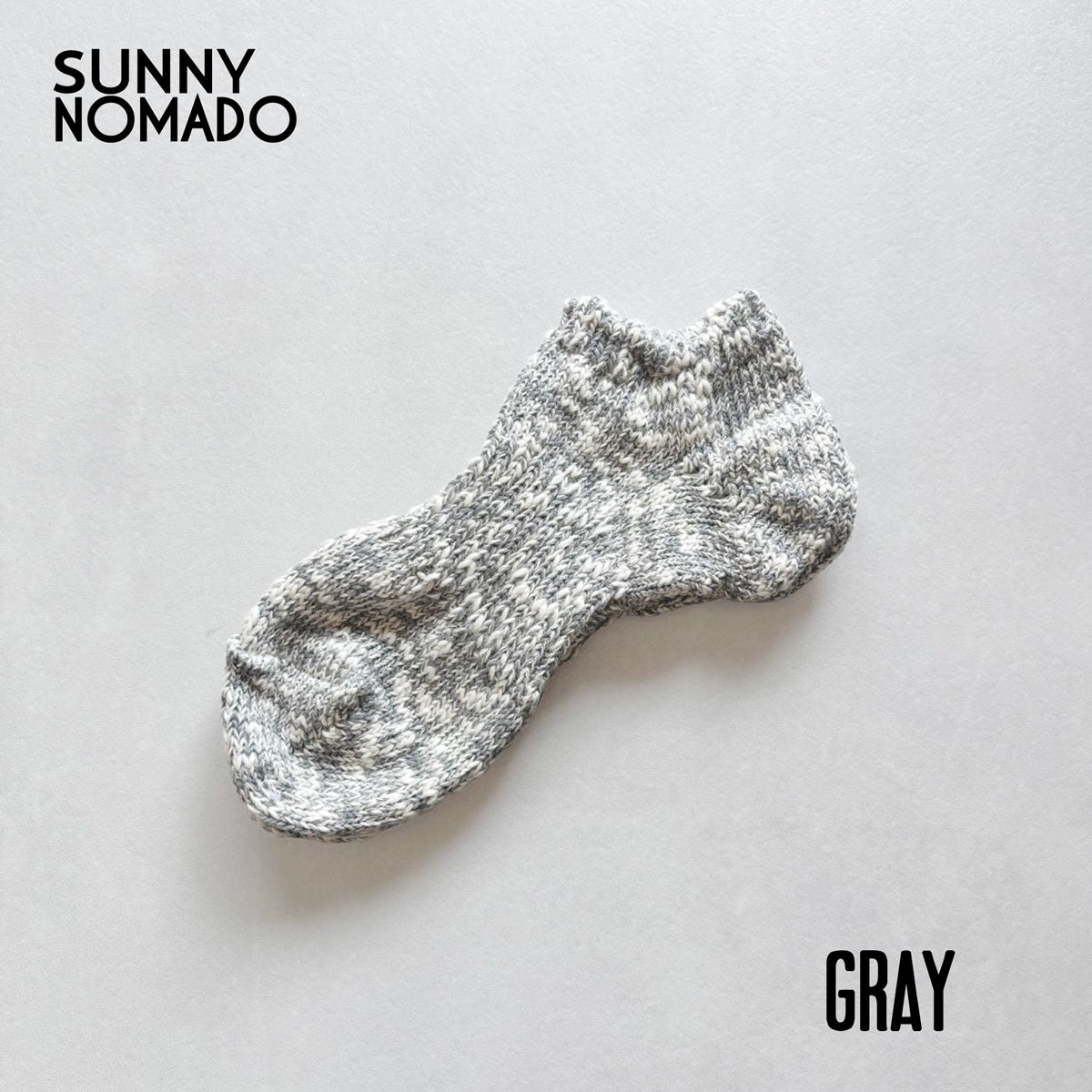 SUNNY NOMADO サニーノマド 靴下 スニーカーソックス 天然素材で短い丈の麻の靴下 TM62S-231 短い靴下 SUMMER HEMP SOCKS メンズ レディース
