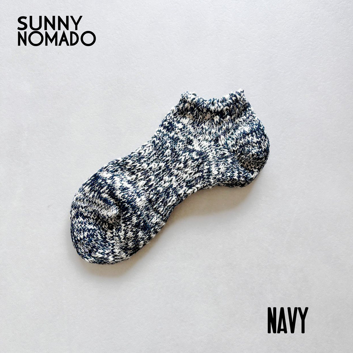 SUNNY NOMADO サニーノマド 靴下 スニーカーソックス 天然素材で短い丈の麻の靴下 TM62S-231 短い靴下 SUMMER HEMP SOCKS メンズ レディース