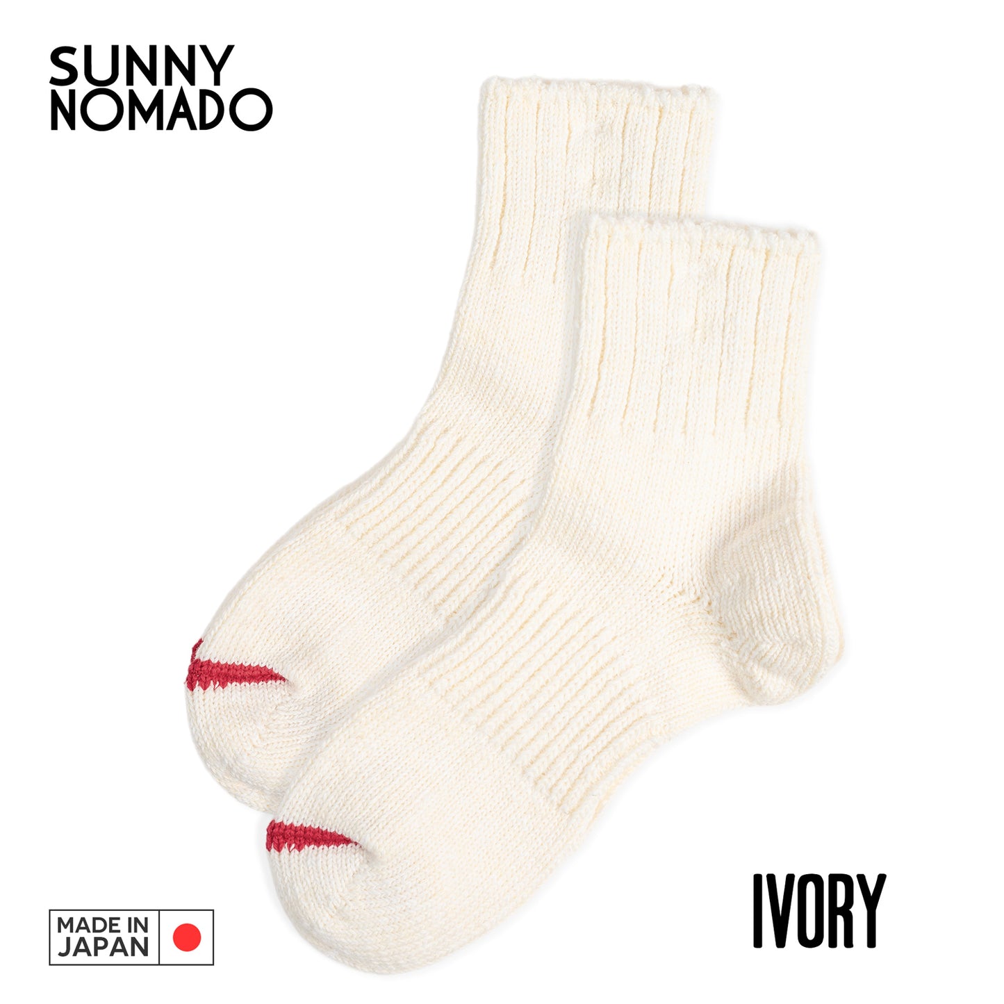SUNNY NOMADO サニーノマド 靴下 スニーカーソックス Slub yarn Hemp socks TM52S-210 短い靴下 メンズ レディース