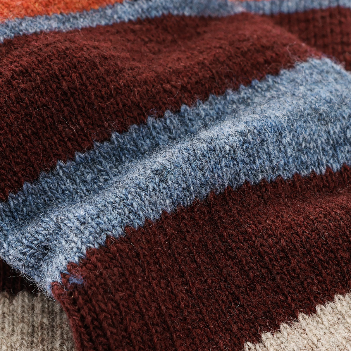 rasox ラソックス 後継ブランド 靴下 ウール ソックス 秋冬 マルチボーダーウールクルー コンフィハウス コンフィーハウス COMFY HOUSE 定番