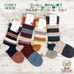 rasox ラソックス 後継ブランド 靴下 ウール ソックス 秋冬 マルチボーダーウールクルー コンフィハウス コンフィーハウス COMFY HOUSE 定番
