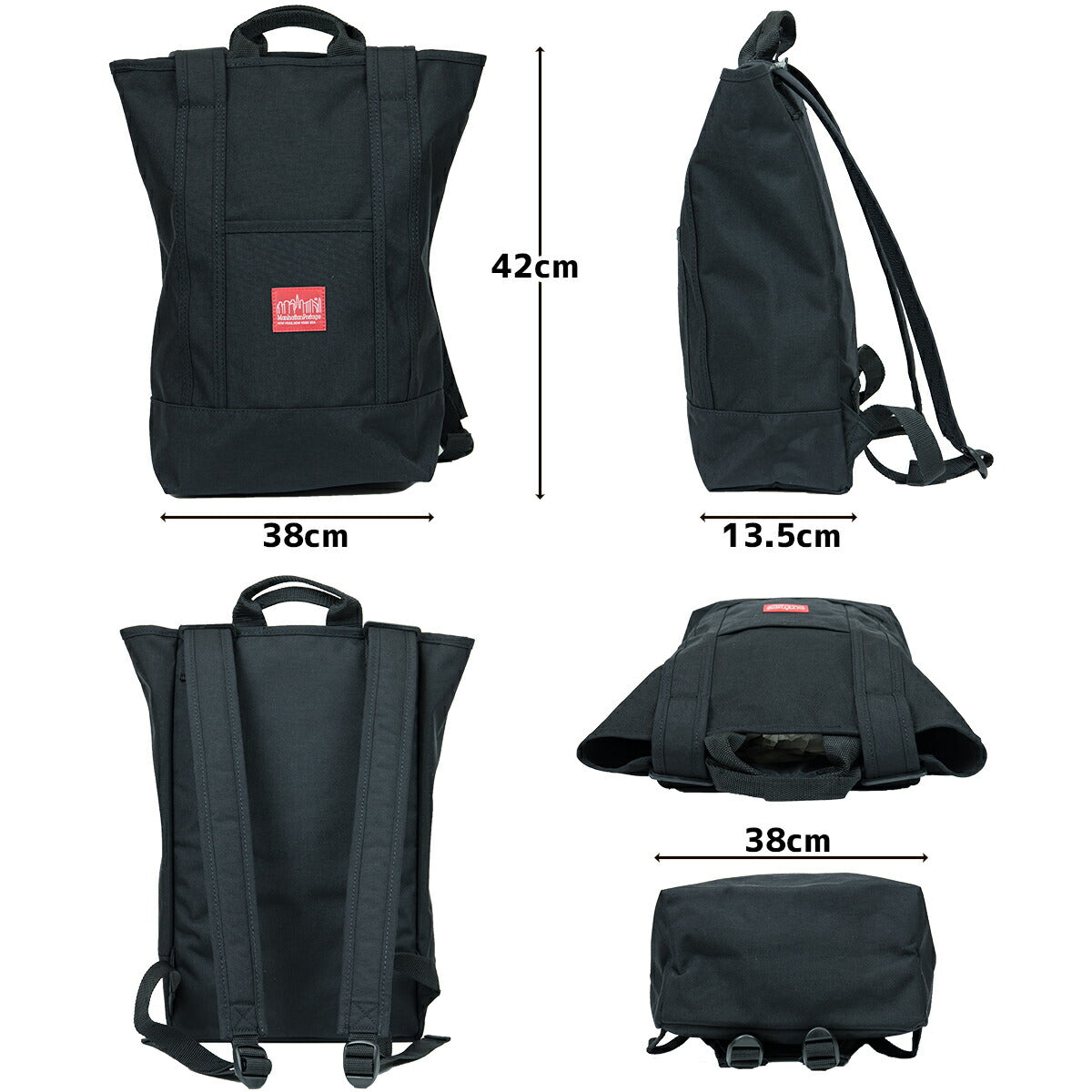 マンハッタンポーテージ バックパック Riverside Backpack MP 1318 サイズ