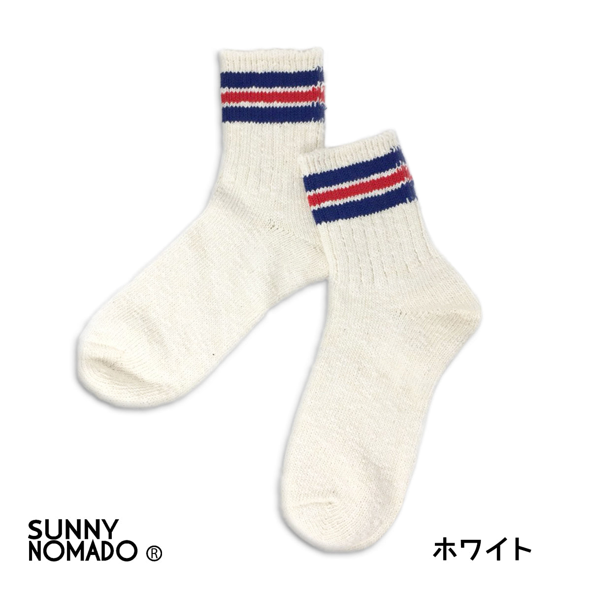 SUNNY NOMADO サニーノマド 短い靴下 スニーカーソックス OLD SCHOOL HEMP SOCKS TMSO-004