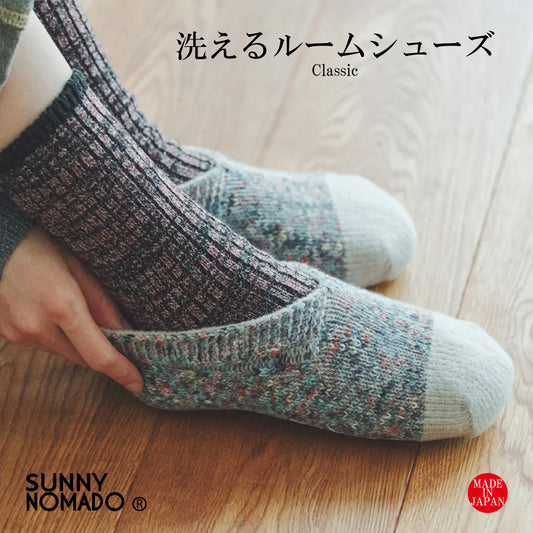 SUNNY NOMADO サニーノマド 靴下 洗えるルームシューズ CLASSIC SNSO-012