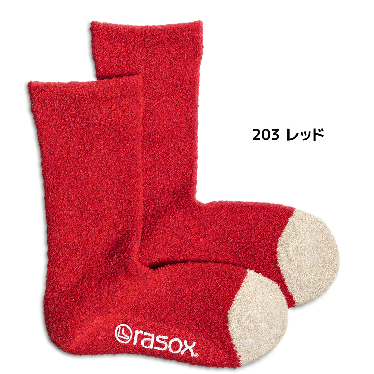 rasox ラソックス クルーソックス 靴下 ソフトタッチ・クルー